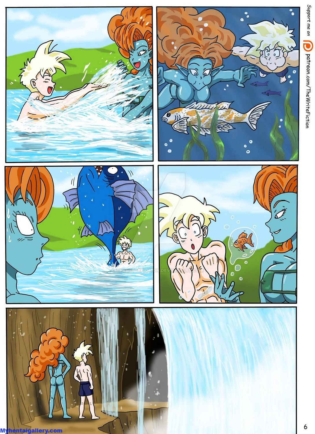 Dragon Ball Z Golden Age: Fiery Lake page 8 full