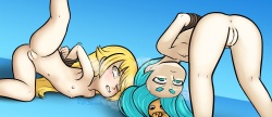 Shinobu and Ononoki Getting Used