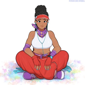 [Afrobull] Juri x Kimberly (Street Fighter 6) cover
