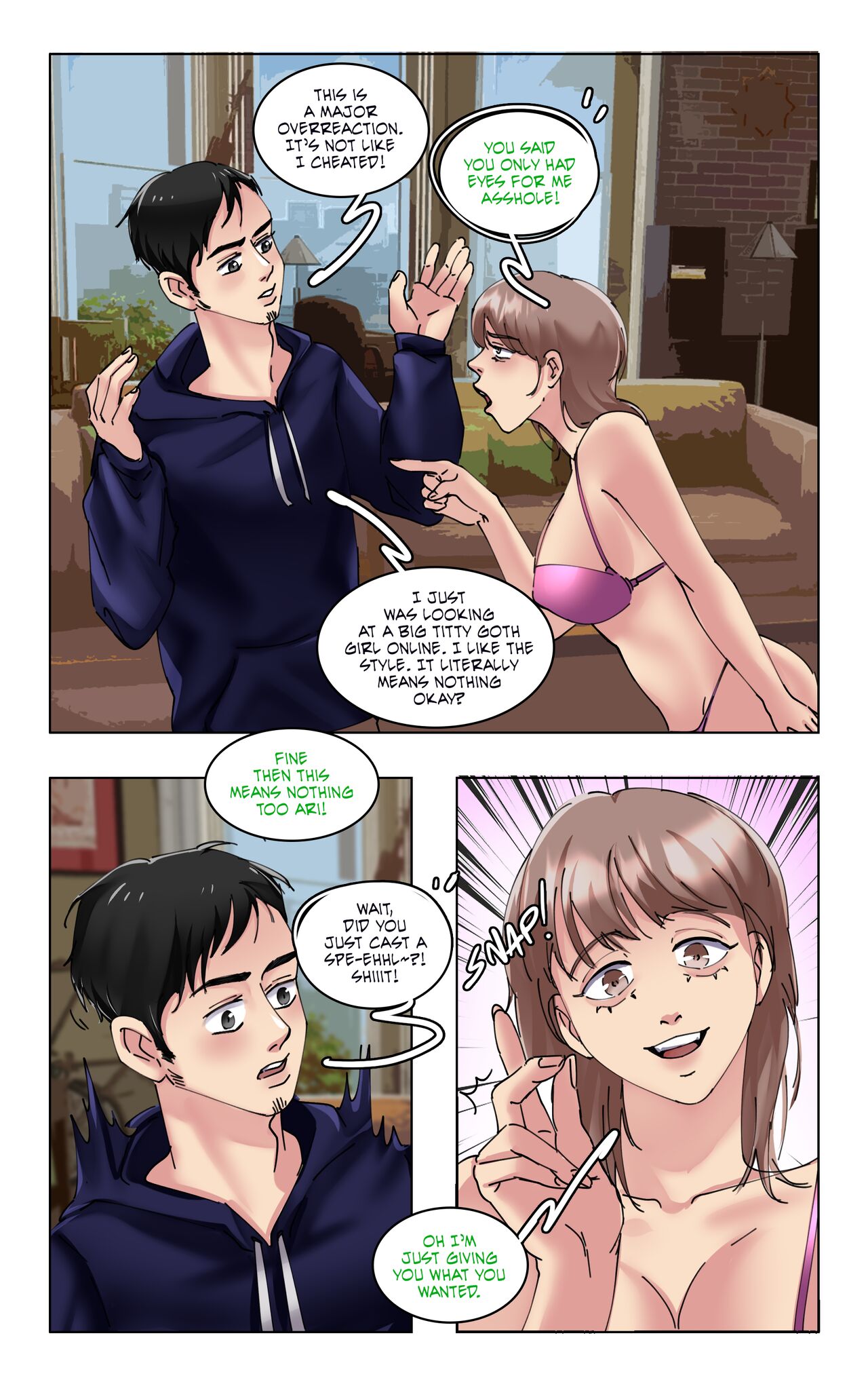 New gender bending porn comics