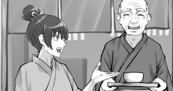 [DODOMESU3SEI] 茶店の飲兵衛娘（English Version） cover