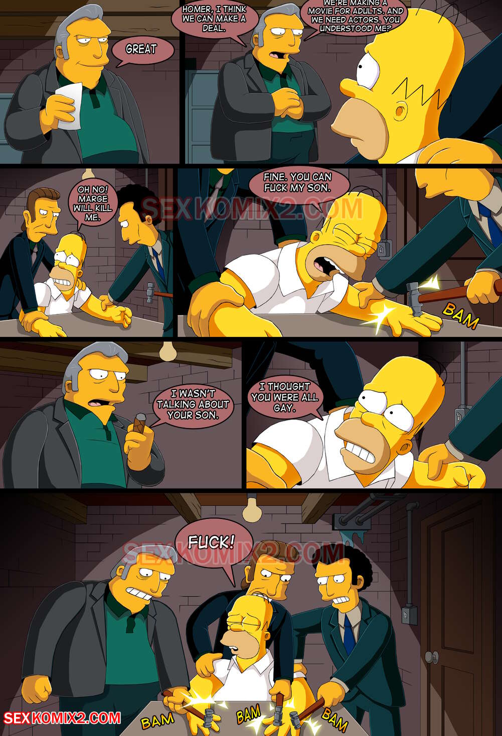 Simpsons. To the planet Orgasmo - Page 4 - Comic Porn XXX