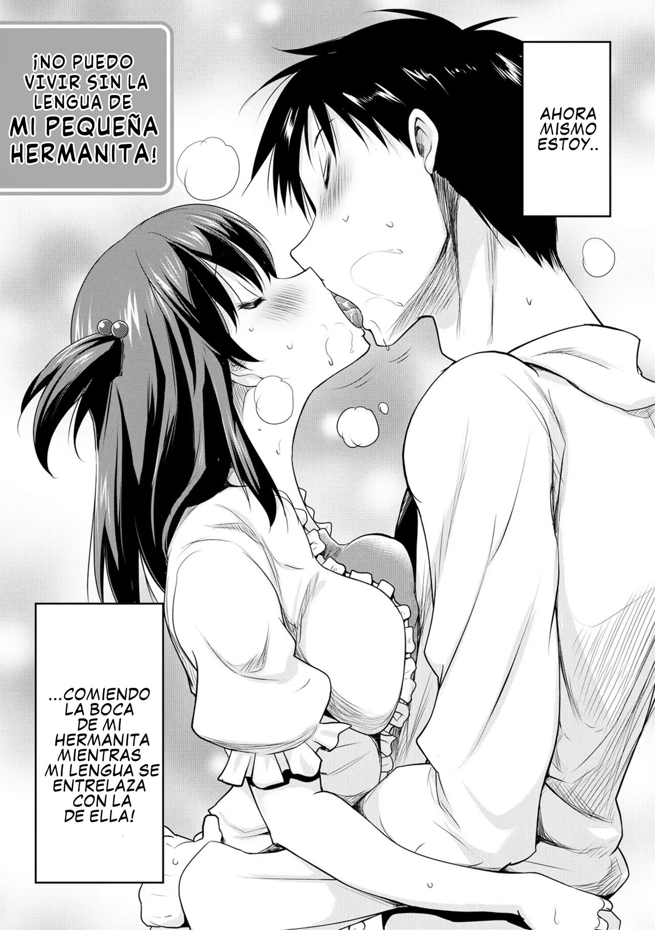I Can't Live Without My Little Sister's Tongue Chapter 01-02 + Secret Baby-making Sex with a Big-titted Mother and Daughter! page 3 full