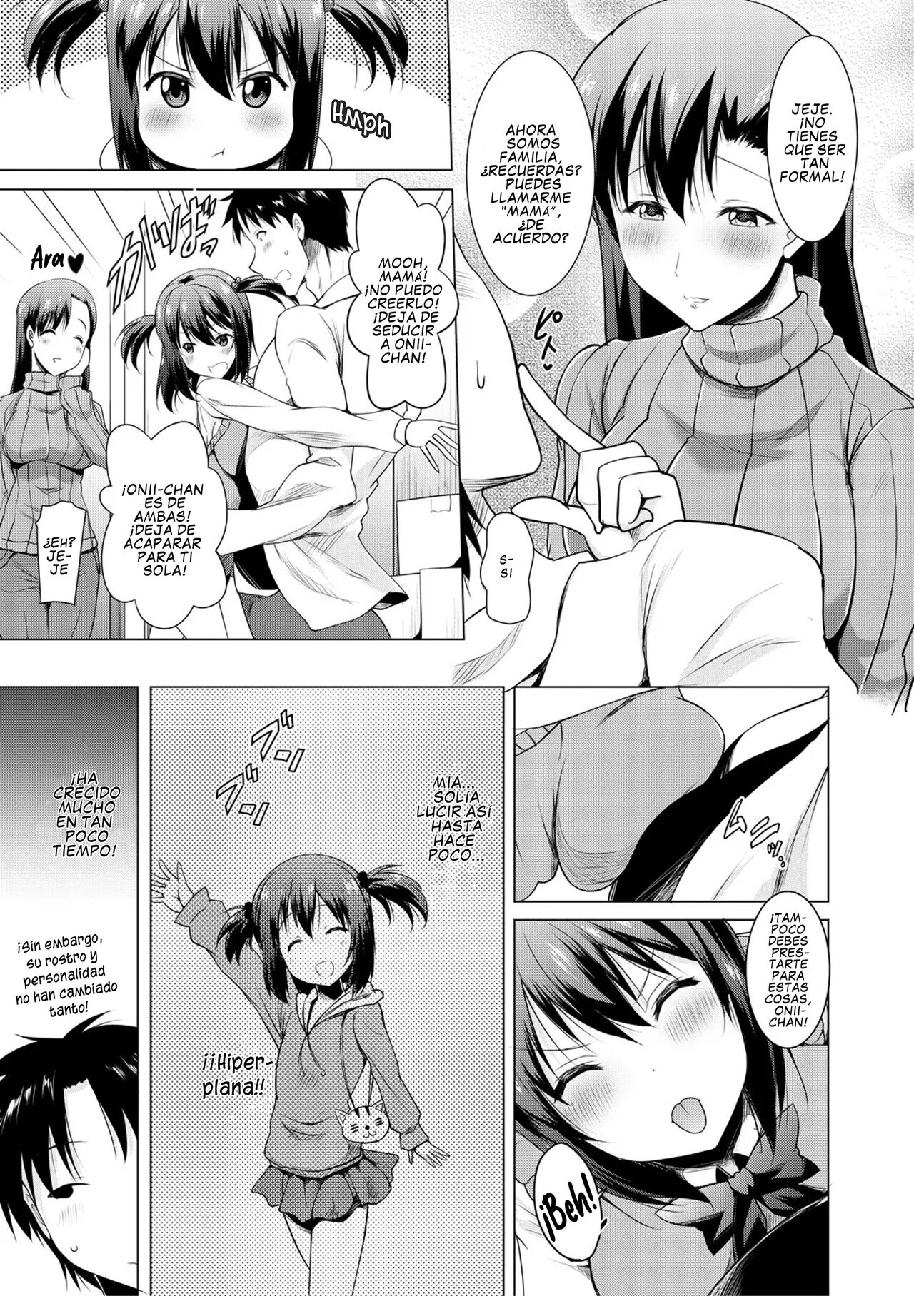 I Can't Live Without My Little Sister's Tongue Chapter 01-02 + Secret Baby-making Sex with a Big-titted Mother and Daughter! page 5 full