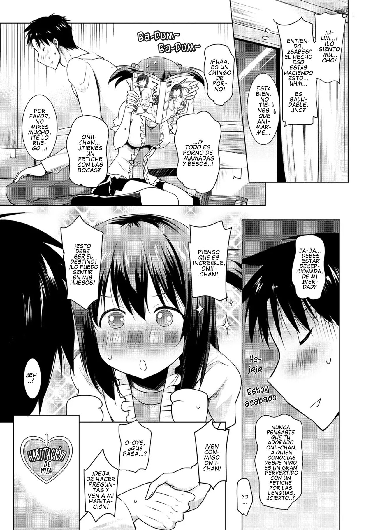 I Can't Live Without My Little Sister's Tongue Chapter 01-02 + Secret Baby-making Sex with a Big-titted Mother and Daughter! page 9 full