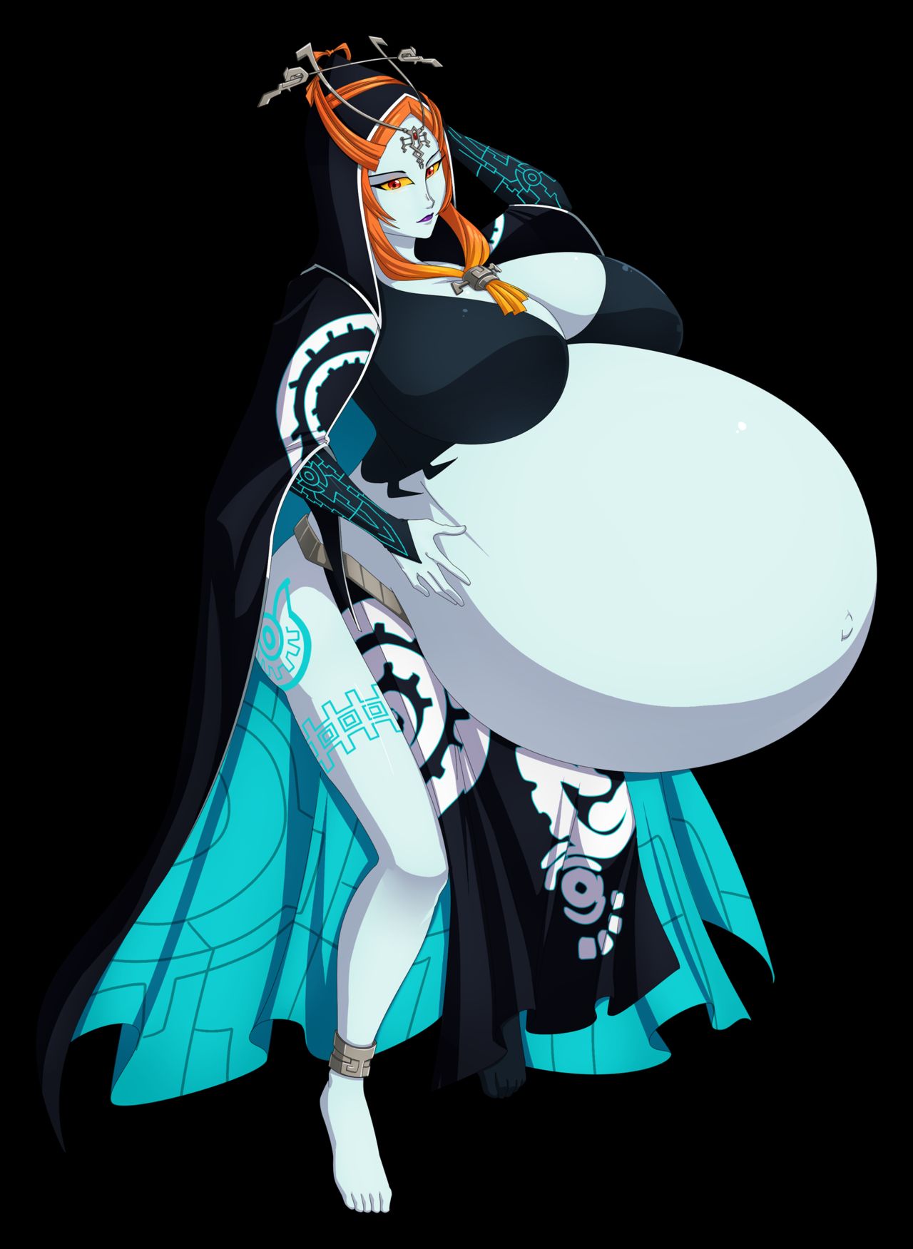 Pregnant Midna page 4 full