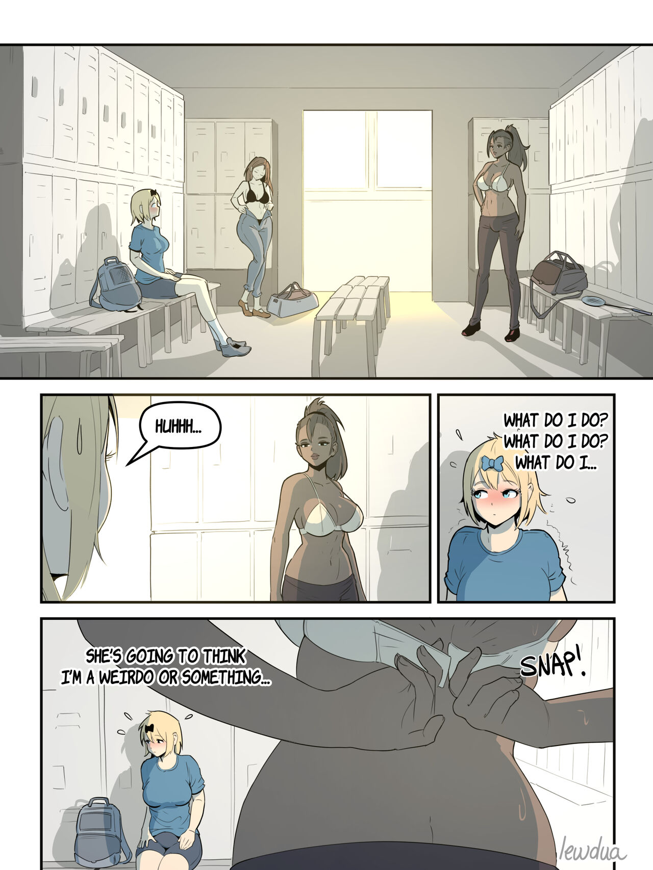 Lewdua - Locker Room - Nessie And Valerie page 3 full