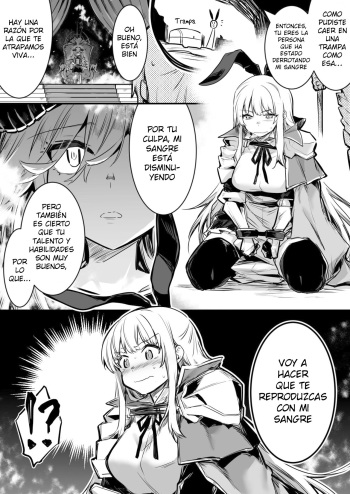 [Lefthand] Mazoku ni Toraerare Ochinchin o Hayasarete Konwaku suru ga Me no Mae no Samazama na Mazoku no Nyotai ni Koufun shite shimai, Gyaku Rape sareru you na Katachi de Kawarugawaru Majiwatte shimau Boukensha-chan [Spanish] [Ran-Tradu] cover
