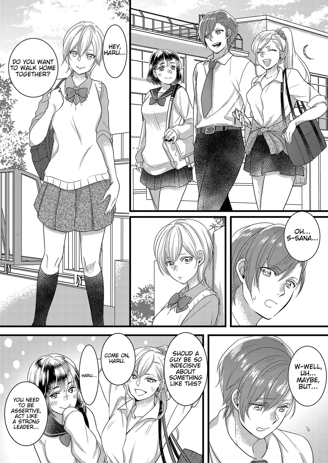 Haru and Sana ～Love Connected Through Cosplay～ page 1 full