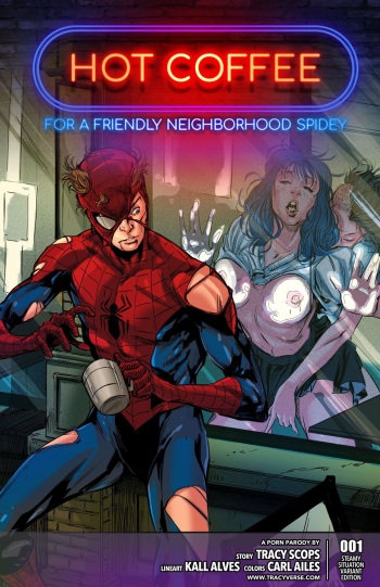 Hot Coffee (Spider-Man) [Tracy Scops] - english cover
