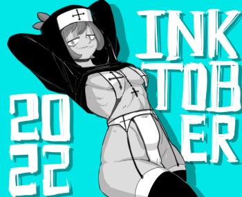 [NudieDoodles] Inktober 2022 (various) cover