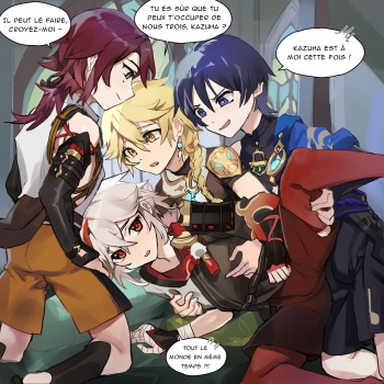 [Takk] Aethers Inazuma Anemo Boys Adventure in Sumeru [French]{NK Translation} cover