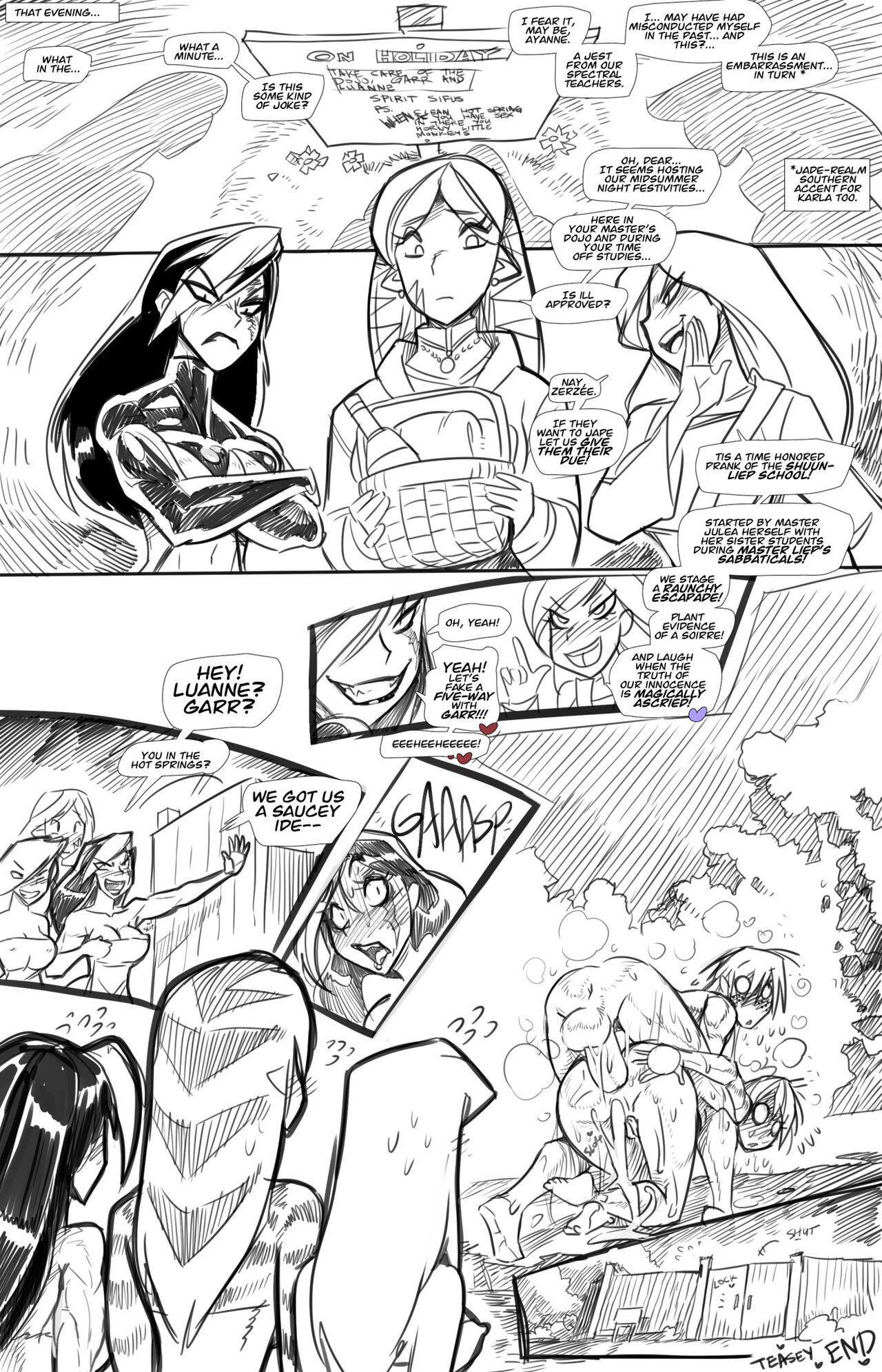 What Didn't Happen "Fake Sex" Goof-Off page 10 full