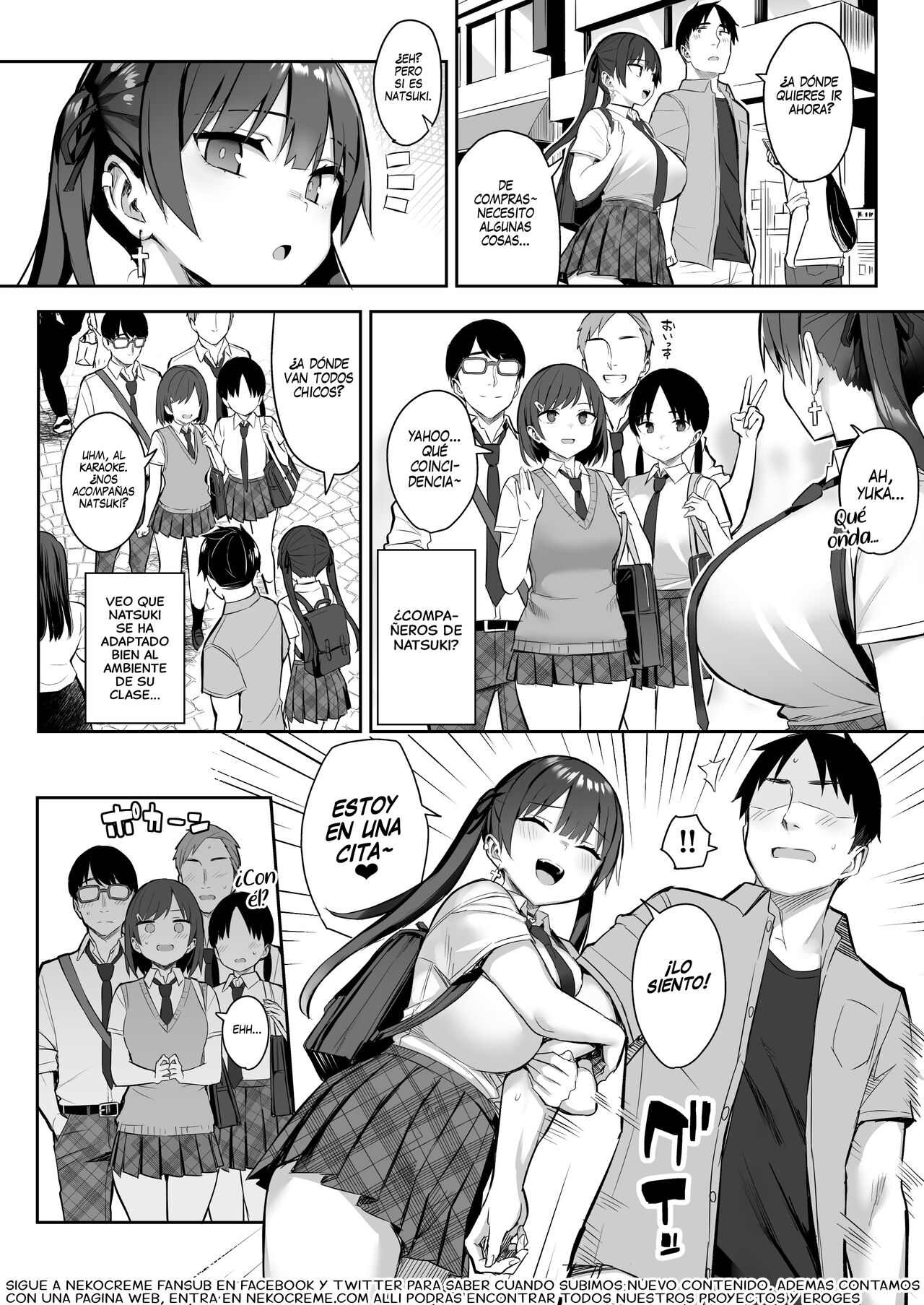 Moto InCha no Kyonyuu Yariman Imouto ga Erosugite, Onii-chan wa Mou...!! 3 | ¡¡Mi Hermanita Quien era una Comelibros se Convirtió en una Puta de grandes Tetas...!! 3 page 5 full