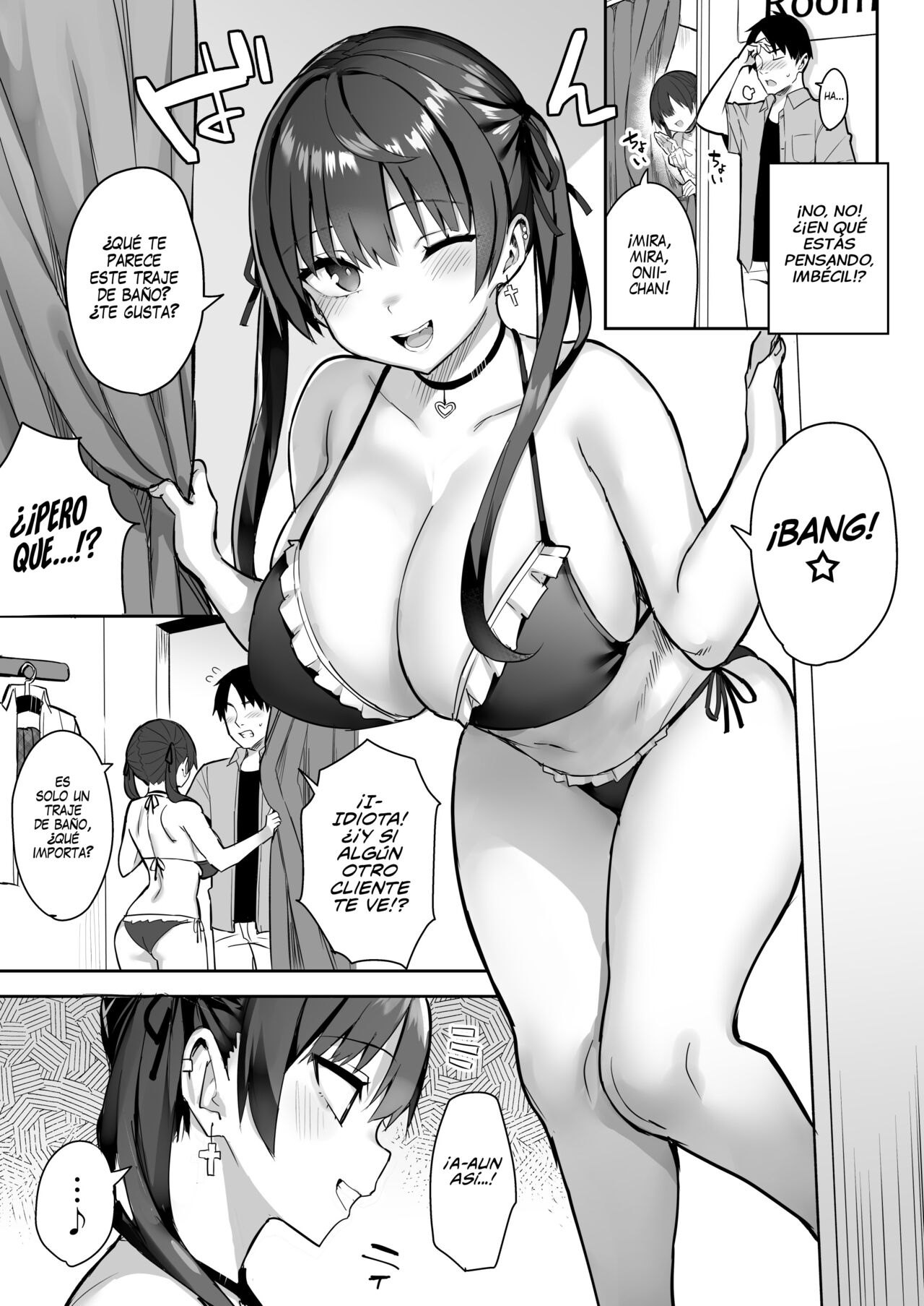 Moto InCha no Kyonyuu Yariman Imouto ga Erosugite, Onii-chan wa Mou...!! 3 | ¡¡Mi Hermanita Quien era una Comelibros se Convirtió en una Puta de grandes Tetas...!! 3 page 8 full