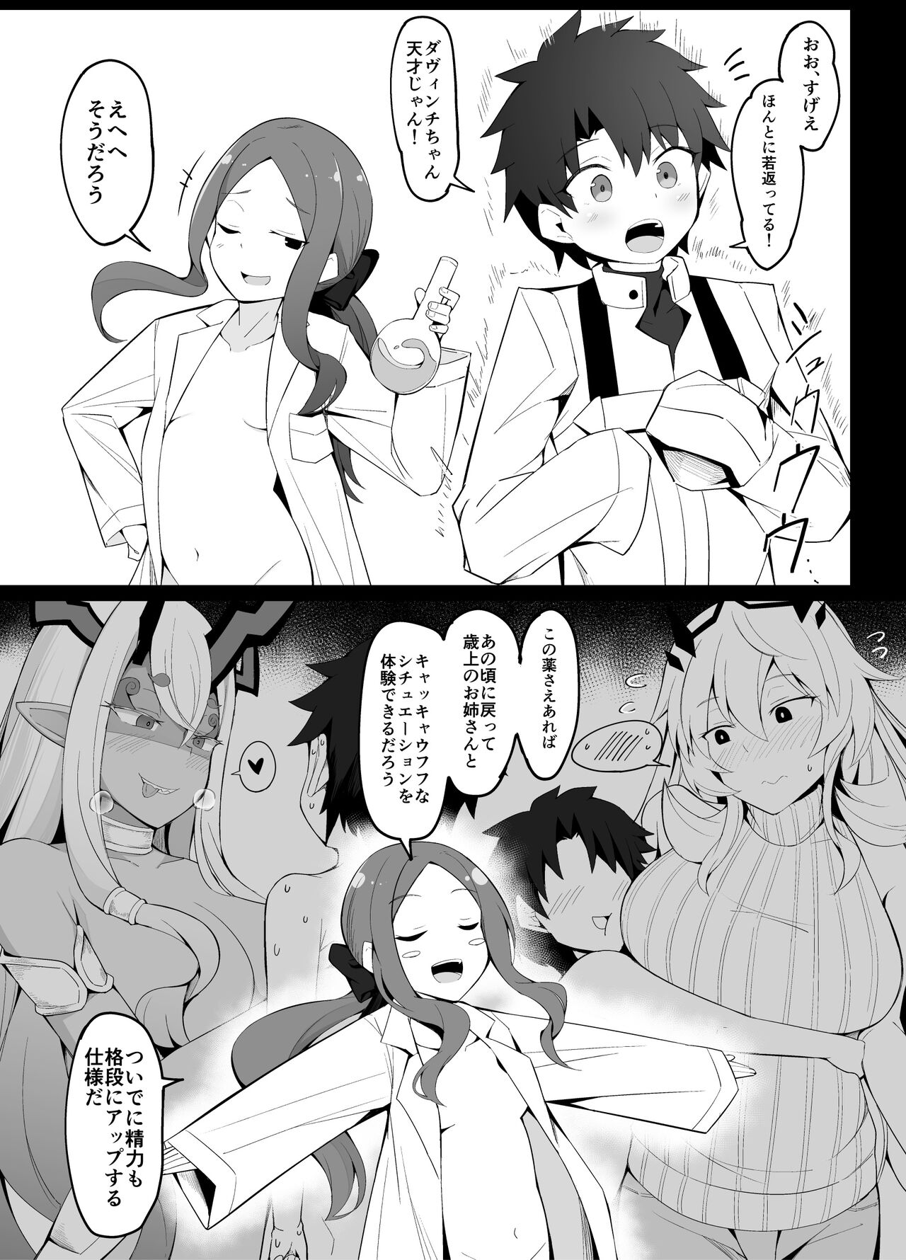 Wakagaeri no Hiyaku o Kaihatsu shita Da Vinci-chan page 1 full