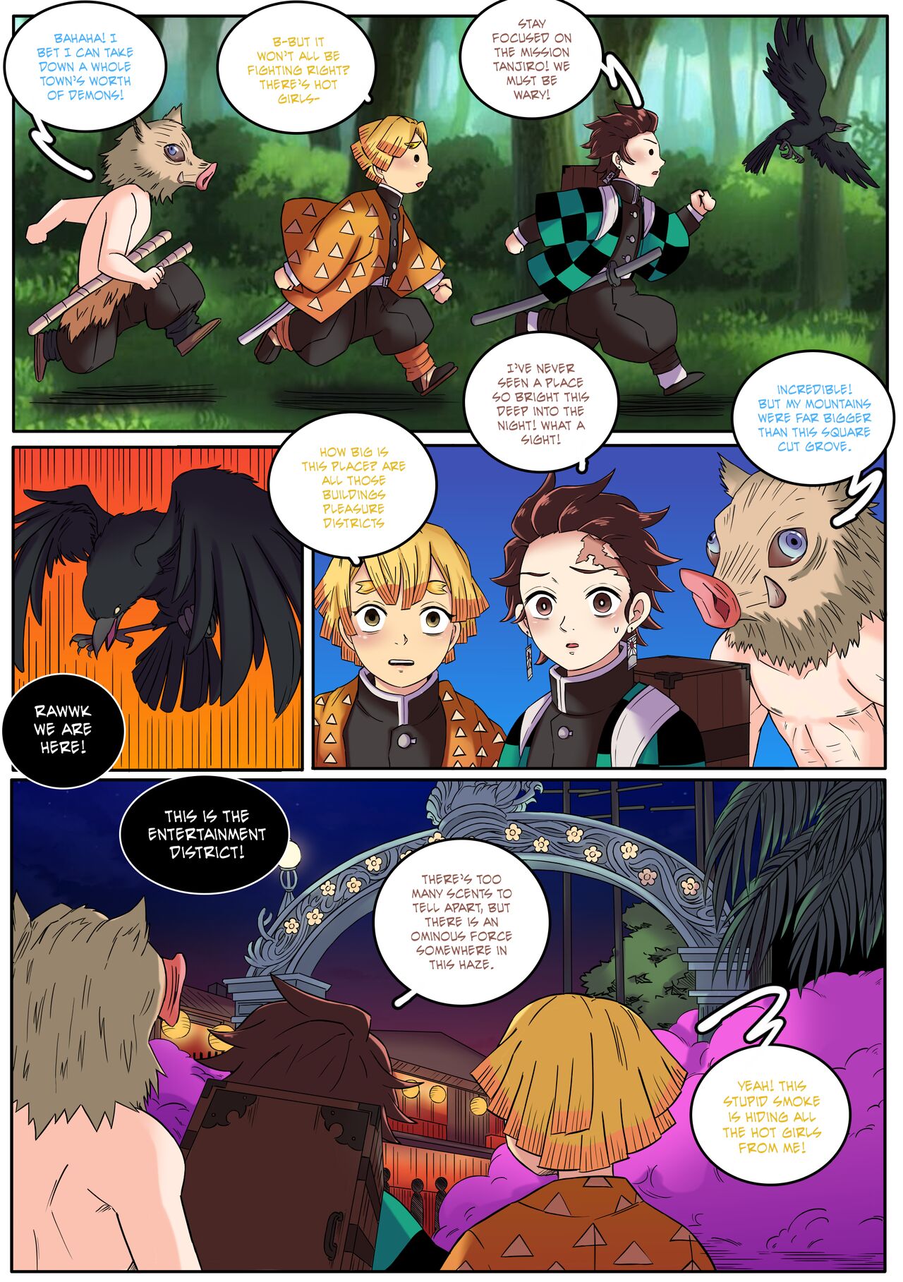 Kimetsu no Yaiba: Red Light District page 10 full