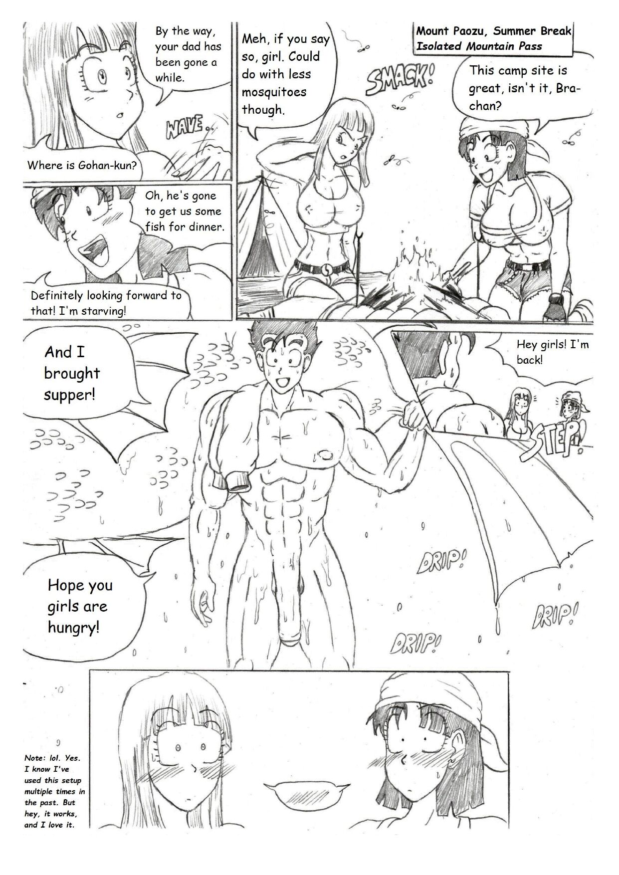 DRAGON BALL NTR 4 - Camping Trip page 3 full