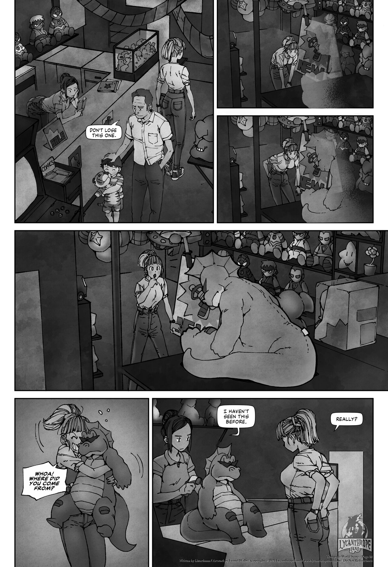 Trampage: World Score - BW page 2 full