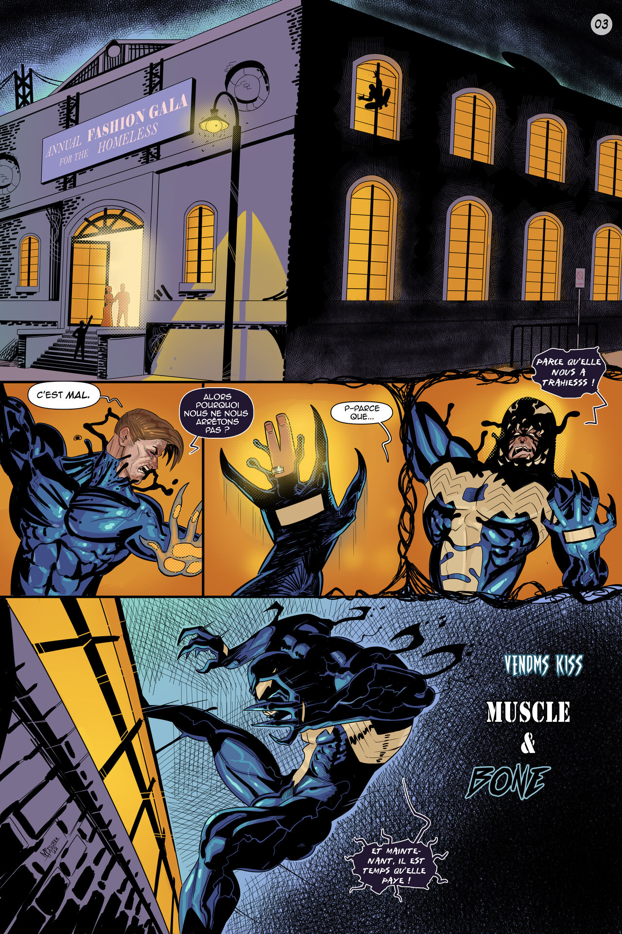 Venom's Kiss #3 - Muscle & Bone page 3 full