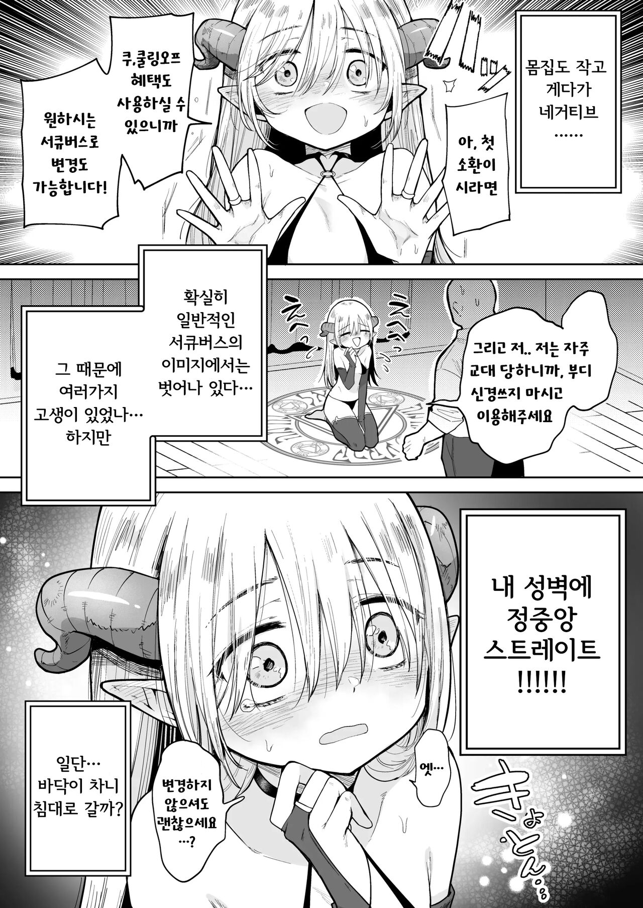 Negative Chippai Succubus ga Kita. | 작고 네거티브한 서큐버스가 왔다. page 4 full