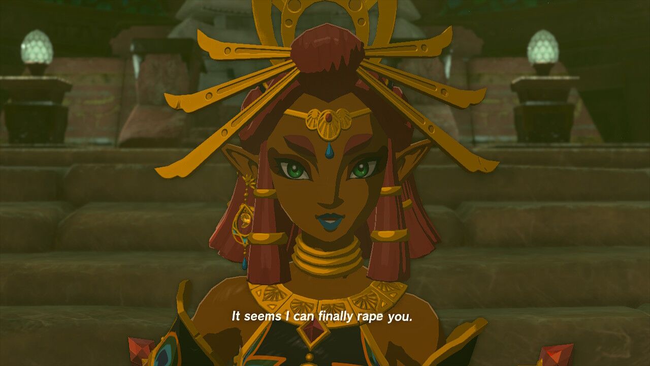 A Gerudo Was About To Rape Me, When I Played My Uno Reverse Card, But She Had The Skip Turn Card page 1 full
