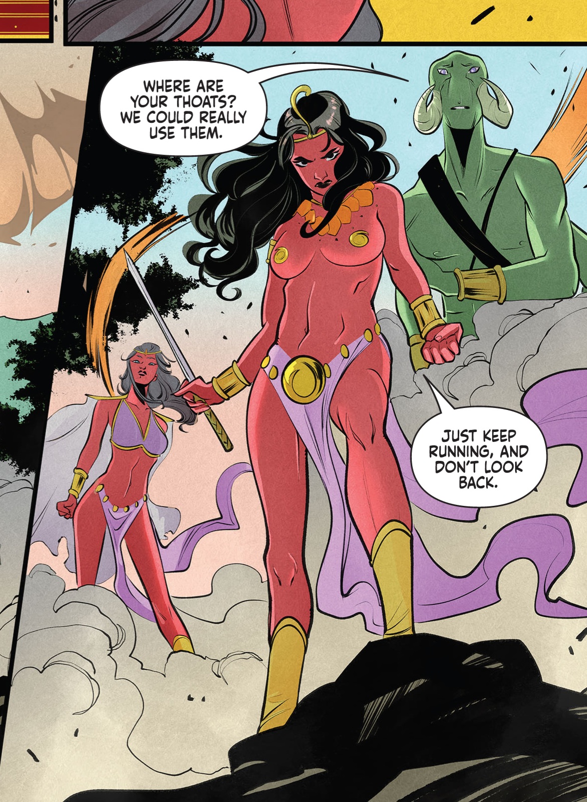 Dejah Thoris, Curly Haired Martian Princess page 6 full