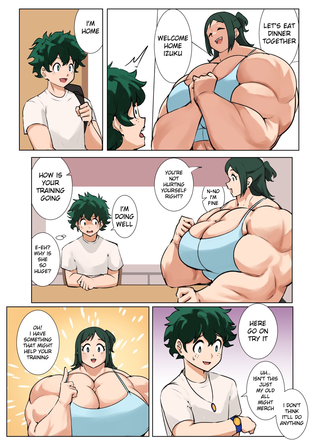 Inko Midoriya Comic page 8 full