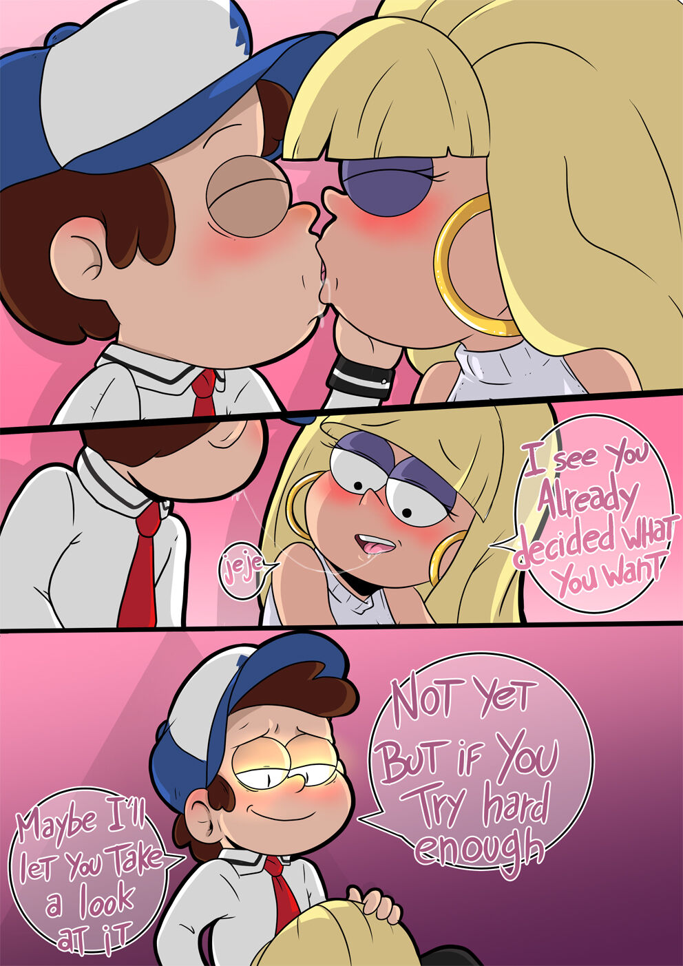 Gravity Falls x Bible Black page 7 full