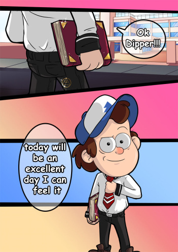 [Indecente Creatividad] Gravity Falls x Bible Black cover