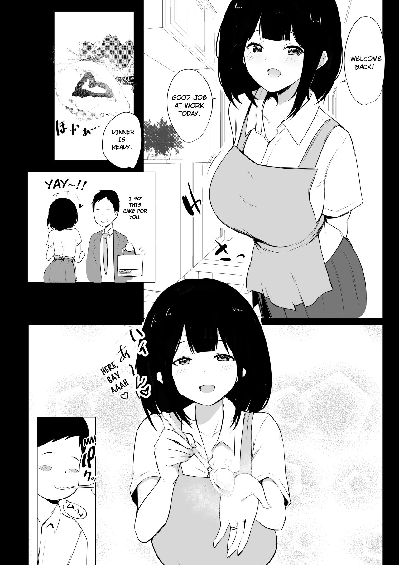 Boku dake ni Amaesasete Kureru Kyonyuu JK Tsuma o Hoka no Otoko ni Dakasete Mita 4 English page 4 full