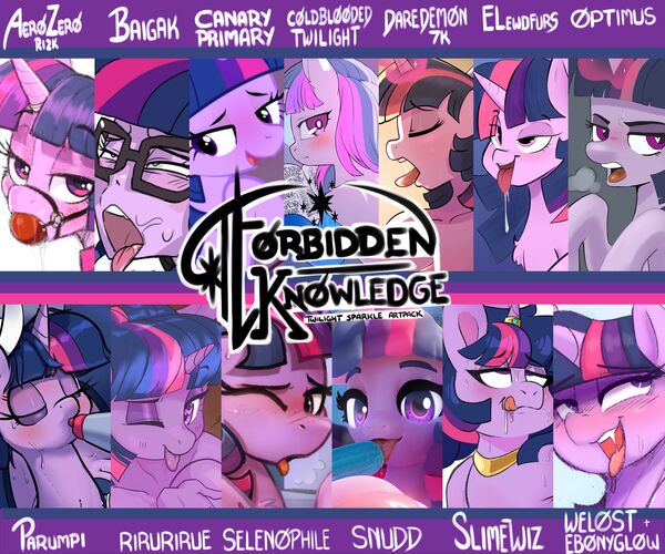 Forbidden Knowledge Twilight Sparkle Art Pack page 1 full
