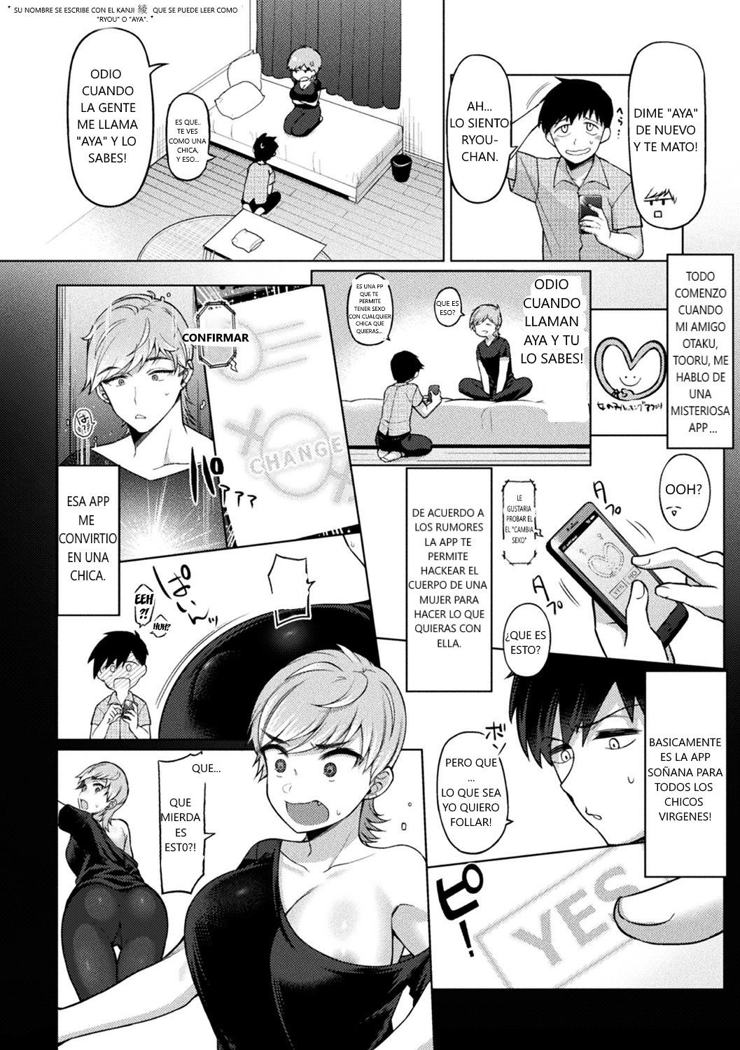 Reversible F Moshuko - Gender Bender - Español page 11 full