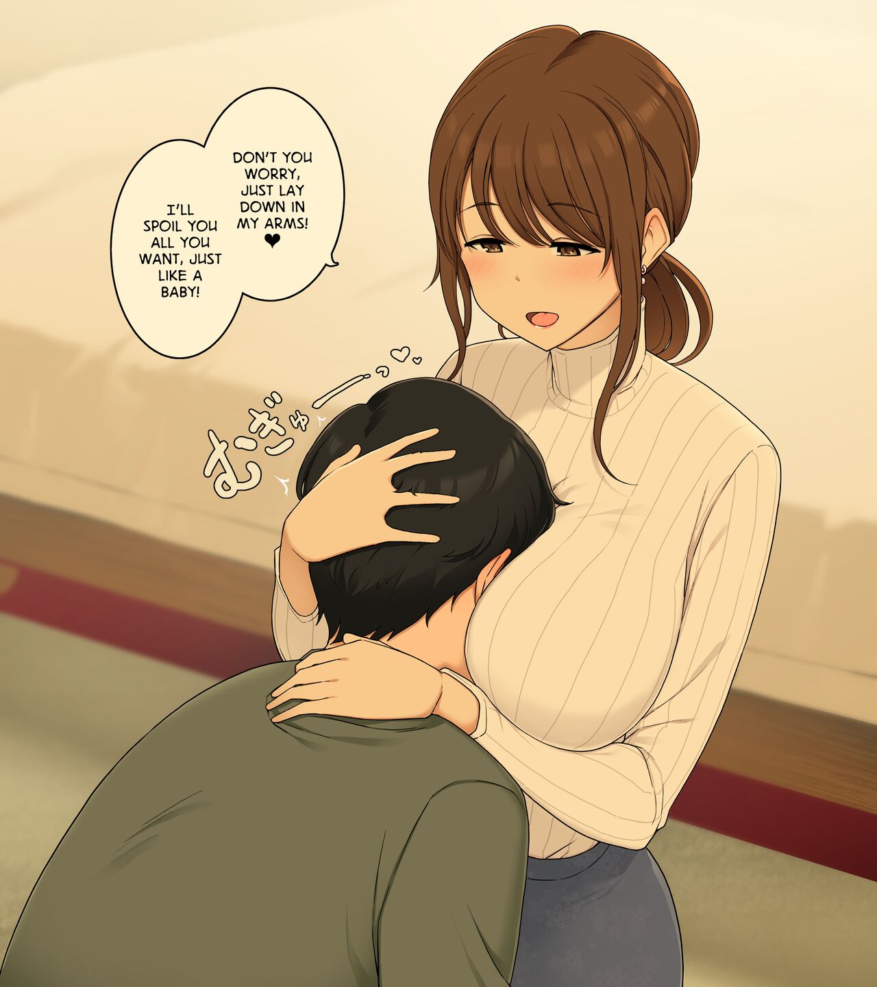 Ippai Amayakashite Boku o Dame ni Shiyou to Suru Koakuma Onee-san no Hanashi | Spoiled Silly by a Naughty Older Woman page 2 full