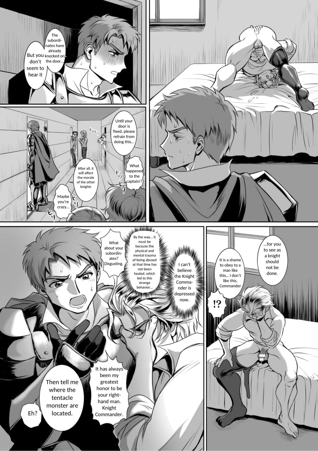 Possessed Knight Stallion-Taken Over By Disgusting Man Raped and Climaxes Unsightly Ch.2 - English page 7 full