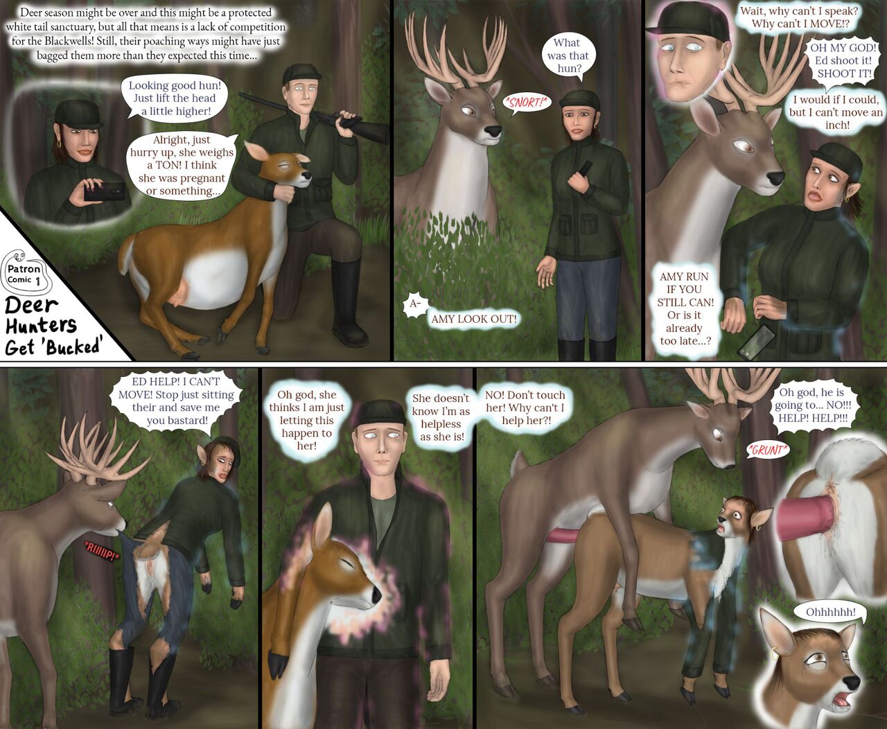 Deer Hunters Get Bucked page 1 full