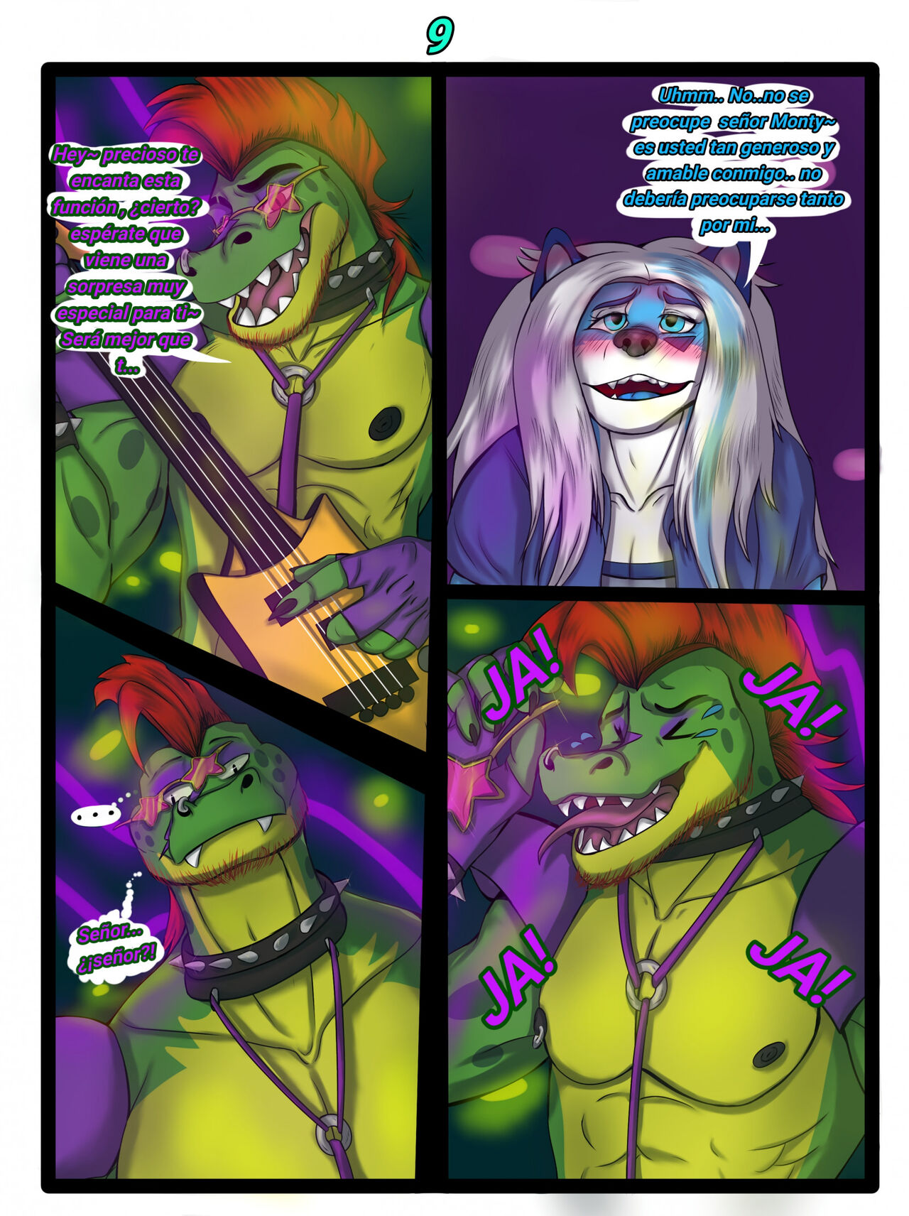 Neon Fun Night 🍑🍆💧💧 page 10 full