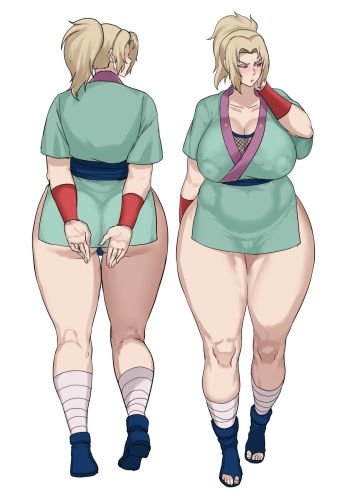 [Cyberboi] Tsunade With Her Young Outfit (Naruto) cover