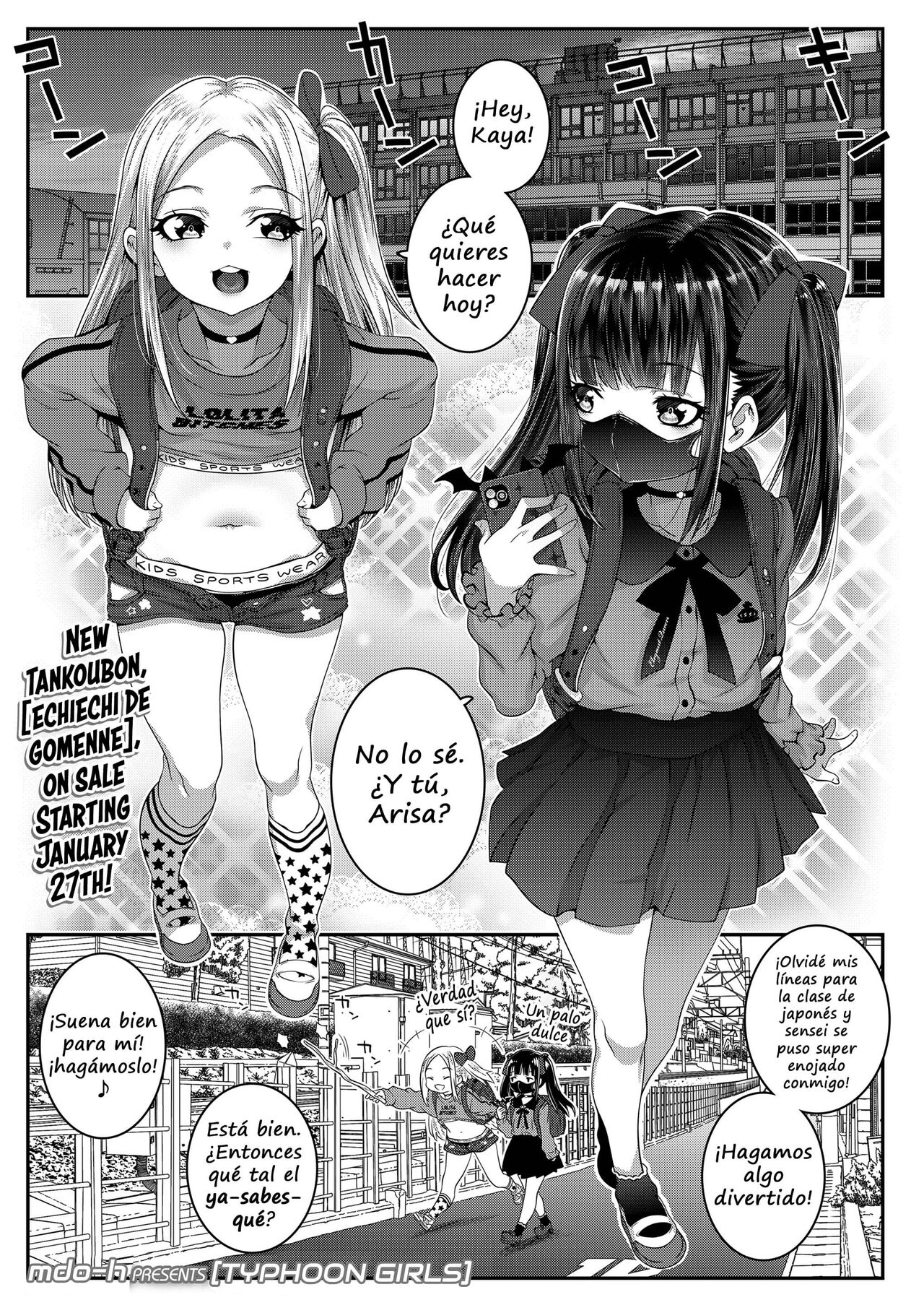Typhoon Girls page 1 full