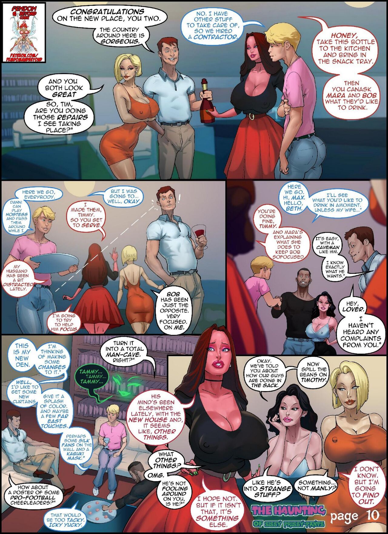 Femdomandbeyond - The Haunting of Prissy Sissy Pants page 11 full