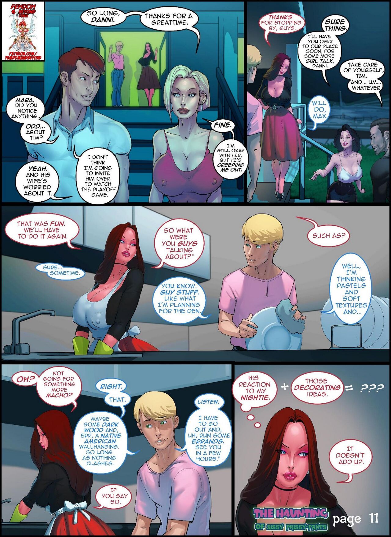 Femdomandbeyond - The Haunting of Prissy Sissy Pants page 12 full