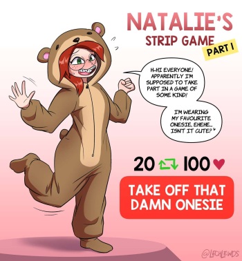 [Lech Lewds] Natalie's Strip Game cover