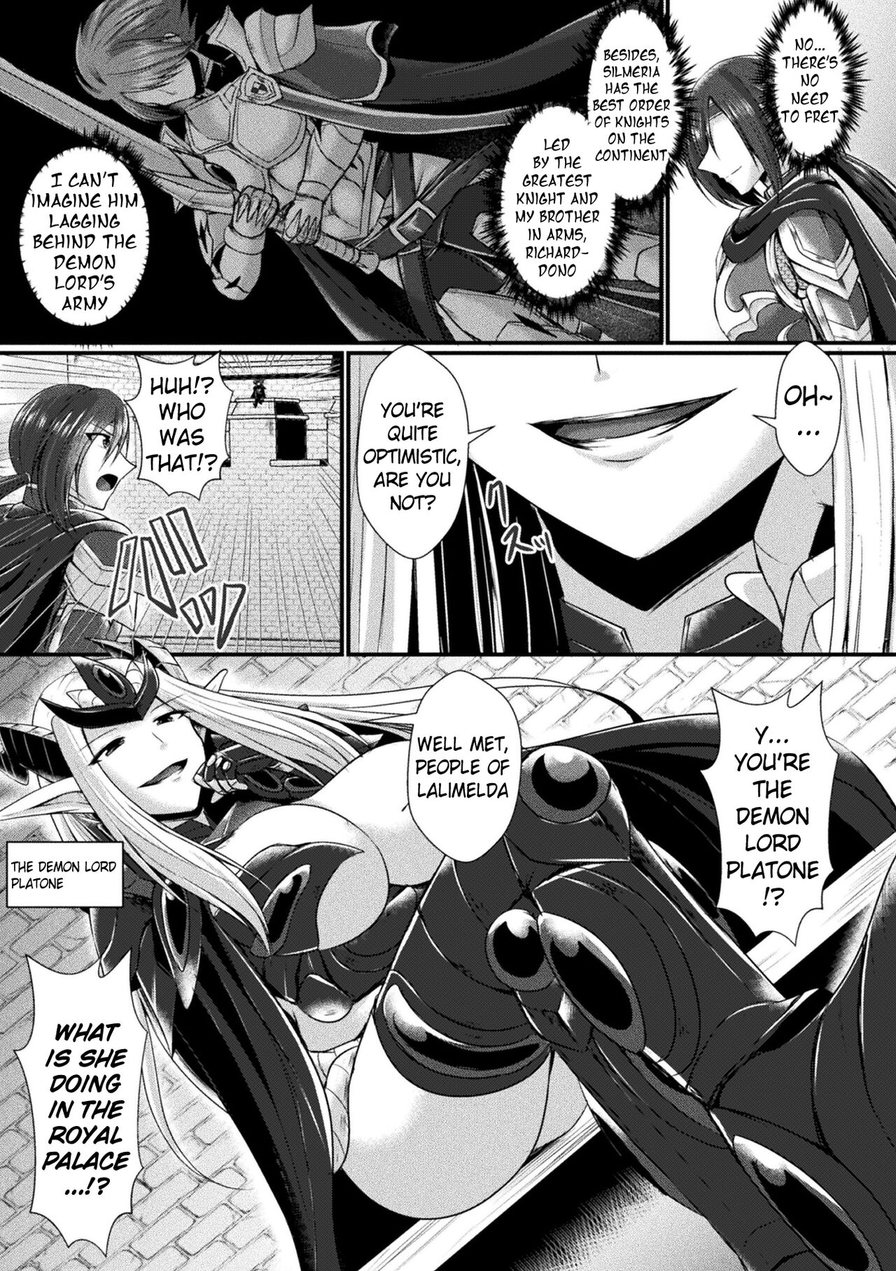 Conduire au mal ～TS Kishi No Daraku~ Zenpen | Conduire au mal ~Fall of a Gender Bent Knight~ Part 1 page 3 full