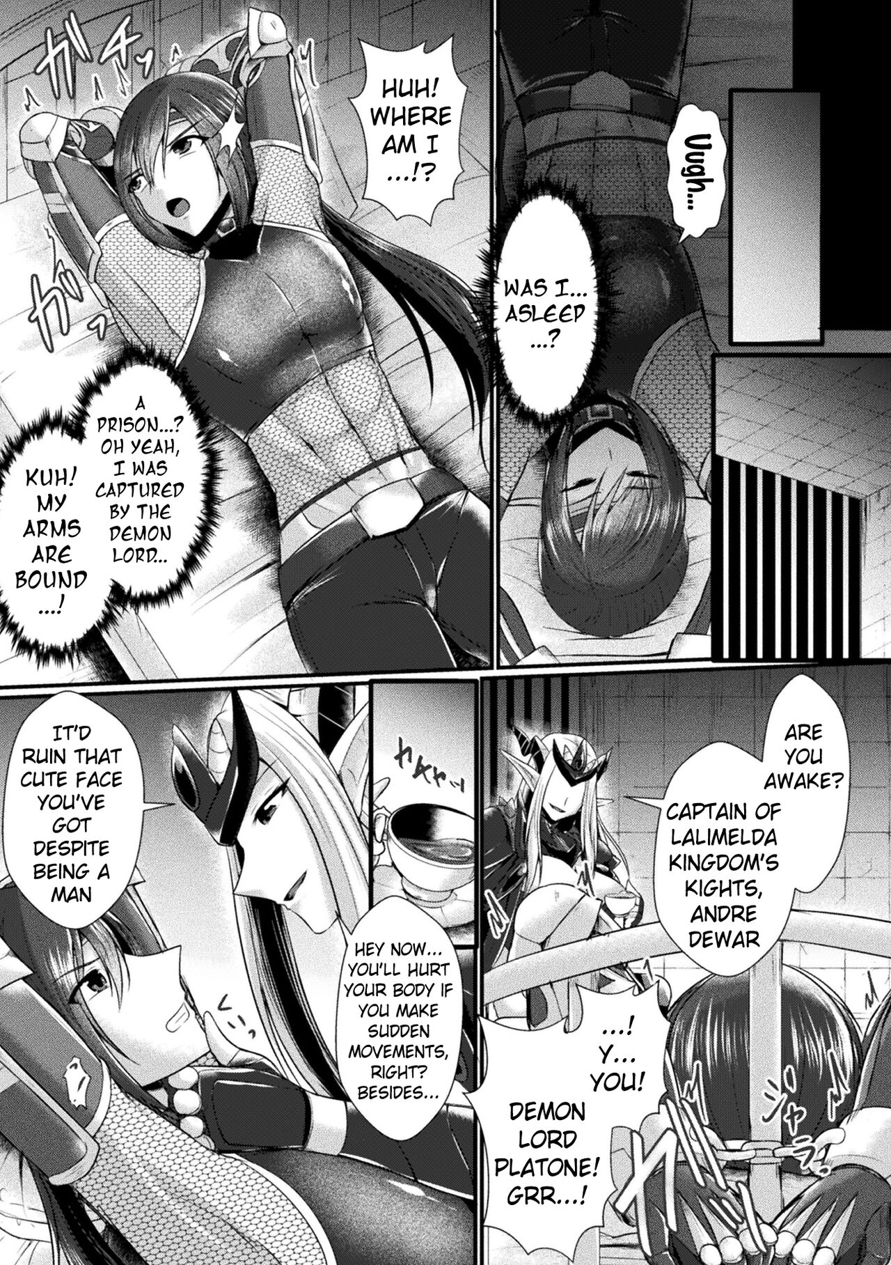 Conduire au mal ～TS Kishi No Daraku~ Zenpen | Conduire au mal ~Fall of a Gender Bent Knight~ Part 1 page 5 full