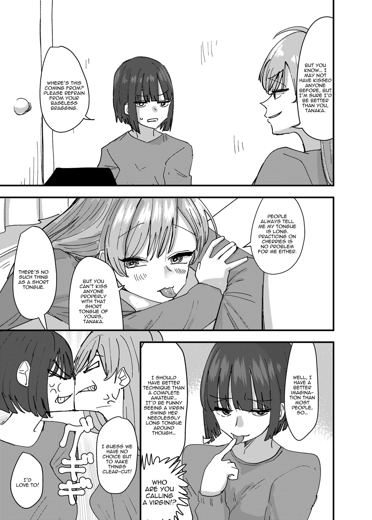 Daigaku no Senpai to Nori de Kiss Shitetara Sono Hi no Uchi ni Issen Koechatta Hanashi | A Story About  Kissing A College Senior And Crossing The Line In The Same Day page 7 full