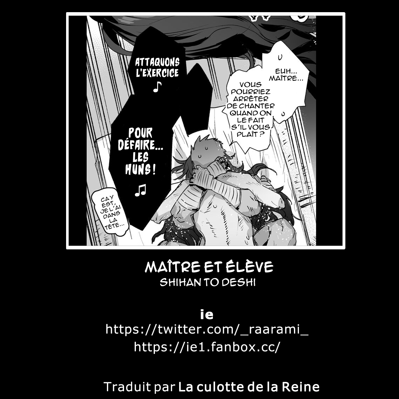 Shihan to Deshi | Maître et élève page 4 full