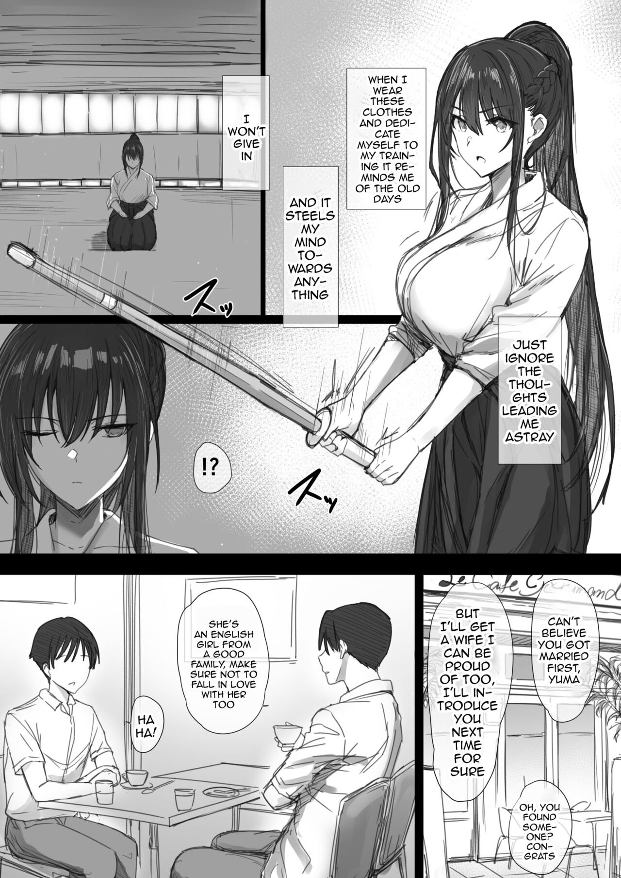 Ki ga Tsuyoi Seiso na Hitozuma Reijou ga Netorareru made no Ichibu Shijuu II | The Whole Story of How a Neat and Proper Strong Willed Young Housewife Ended Up Doing NTR II page 12 full