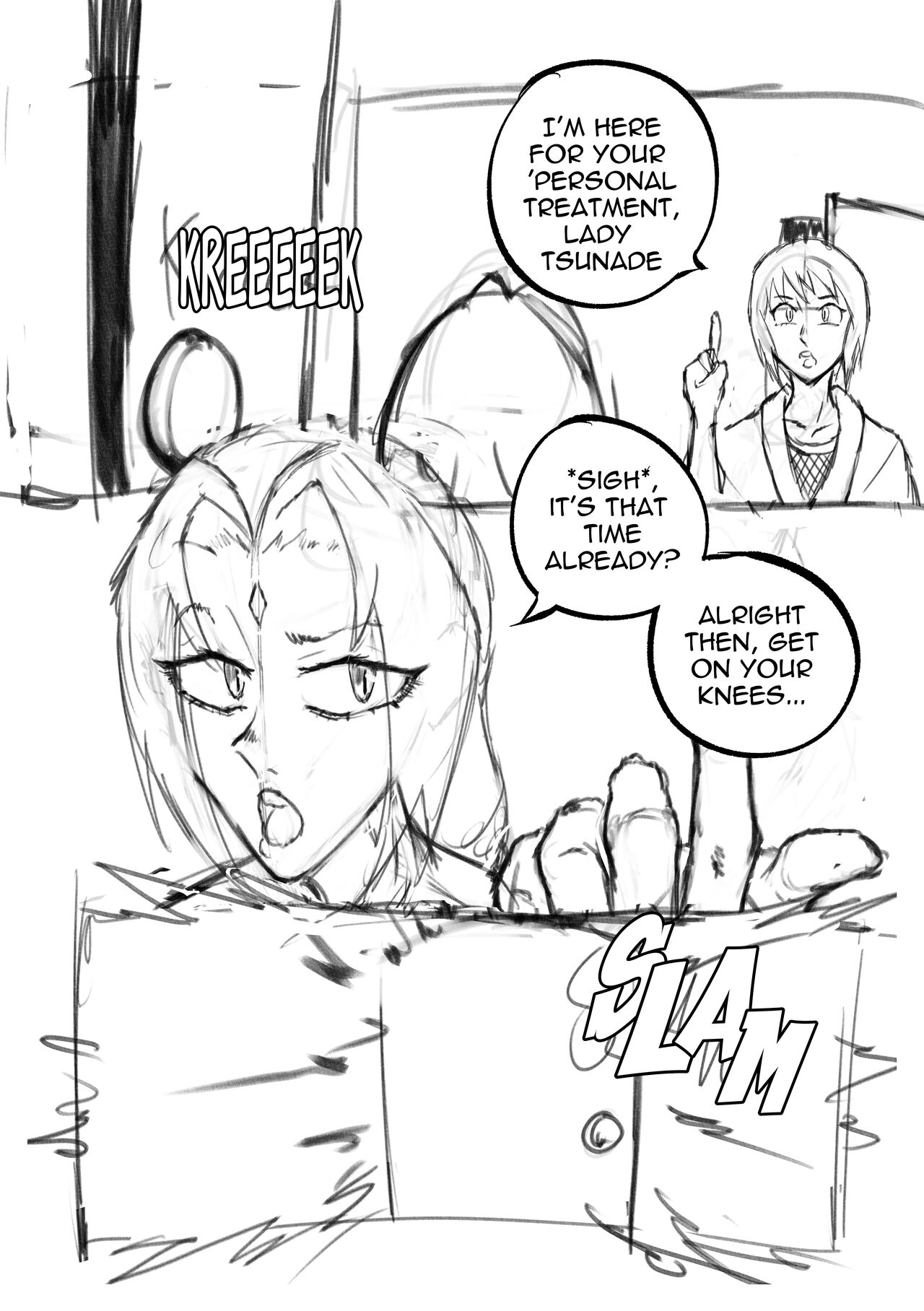 Tsunade's assistance WIP page 1 full