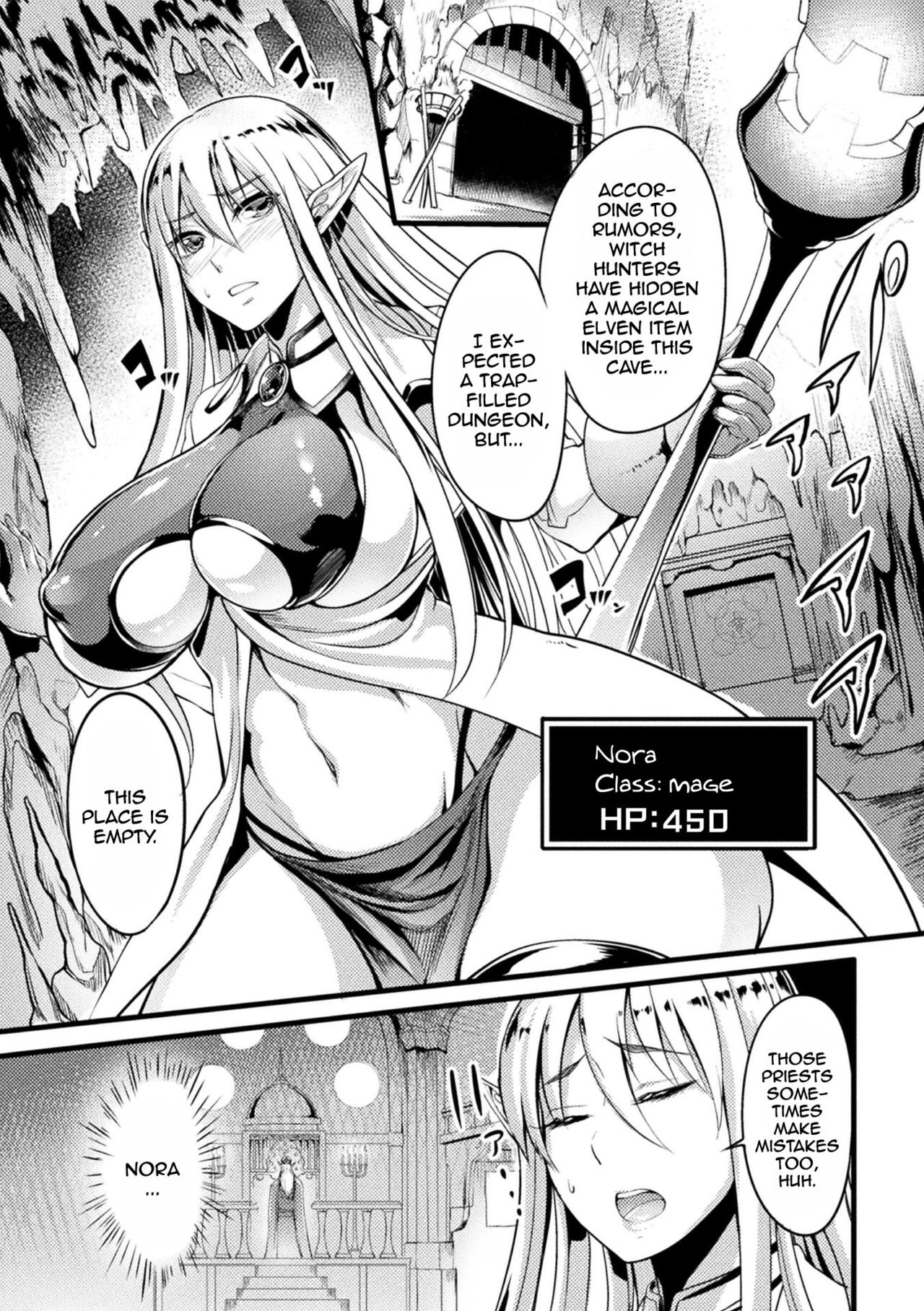 Ero Trap Dungeon! Elf kari no Shokushuana Ep.1 | Lewd Trap Dungeon! The Elf Hunting Tentacle Hole Ep.1 page 3 full