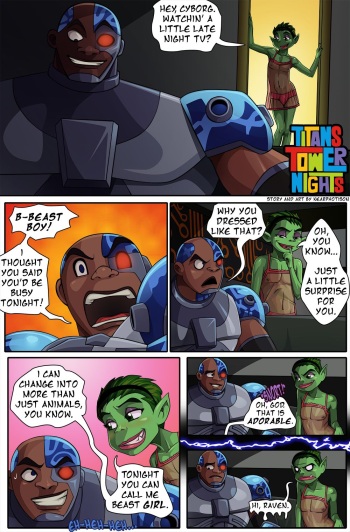 [Nearphotison] Titans Tower Nights (Teen Titans) (Ongoing) cover